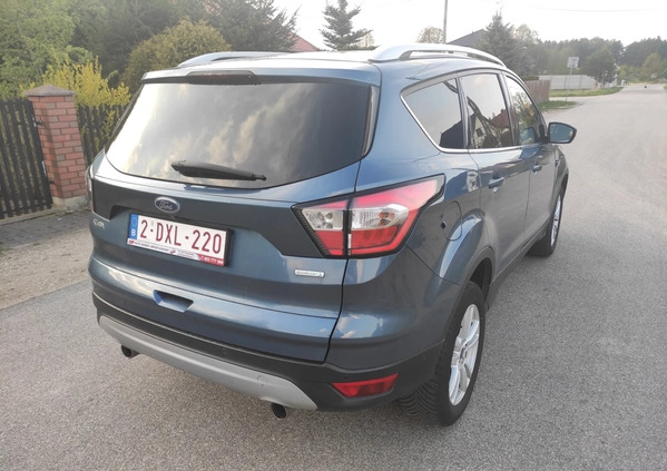 Ford Kuga cena 54999 przebieg: 170000, rok produkcji 2018 z Ostrołęka małe 232